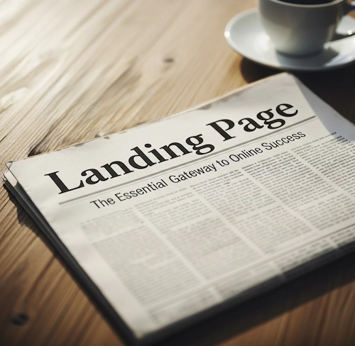 landing page on table blogpost image