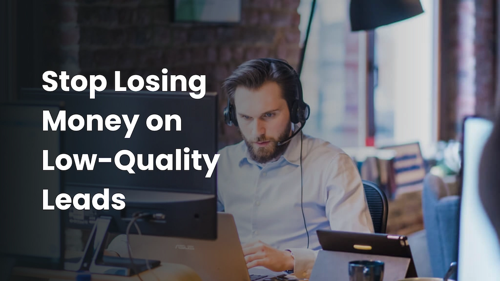 person checking leads hero image